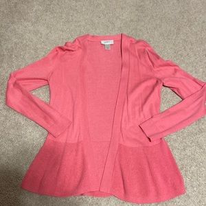 ALMOST NEW Loft Outlet Peplum Cardigan